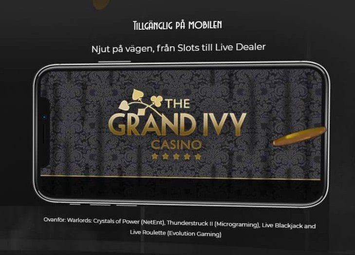 Spela hos Grand Ivy vart du än befinner dig!