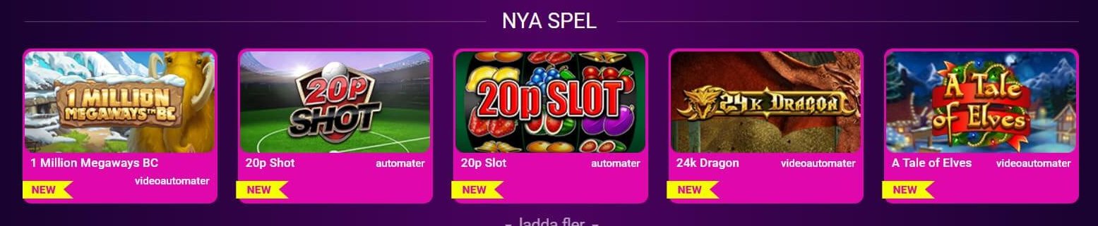 Få regelbundna nyheter på startsidan hos No Bonus Casino