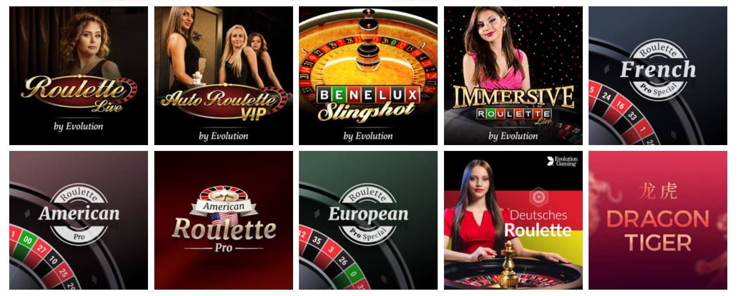 Mer unika titlar, likt Slingshot Roulette, kan du hitta hos Giant Casino