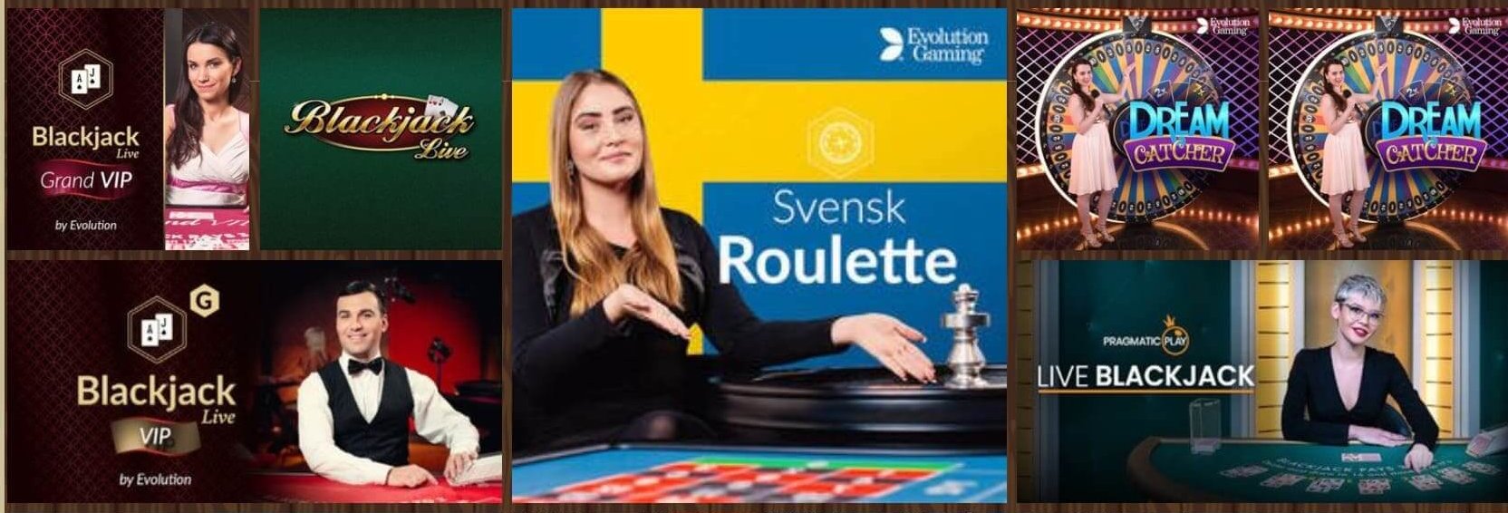 Cozino har ett välfyllt live casino där till och med svensk Roulette finns!