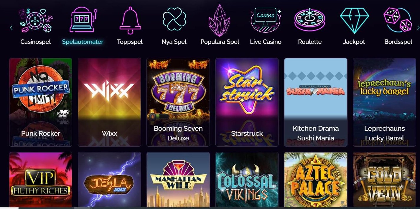 Casino Epic har ovanligt många unika speltitlar för dig!